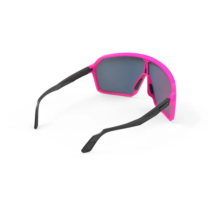 Rudy Project Spinshield RP Optics Sunglasses in Pink Fluo/Black Matte/Multilaser Red-2
