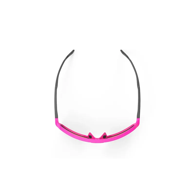 Rudy Project Spinshield RP Optics Sunglasses in Pink Fluo/Black Matte/Multilaser Red-3