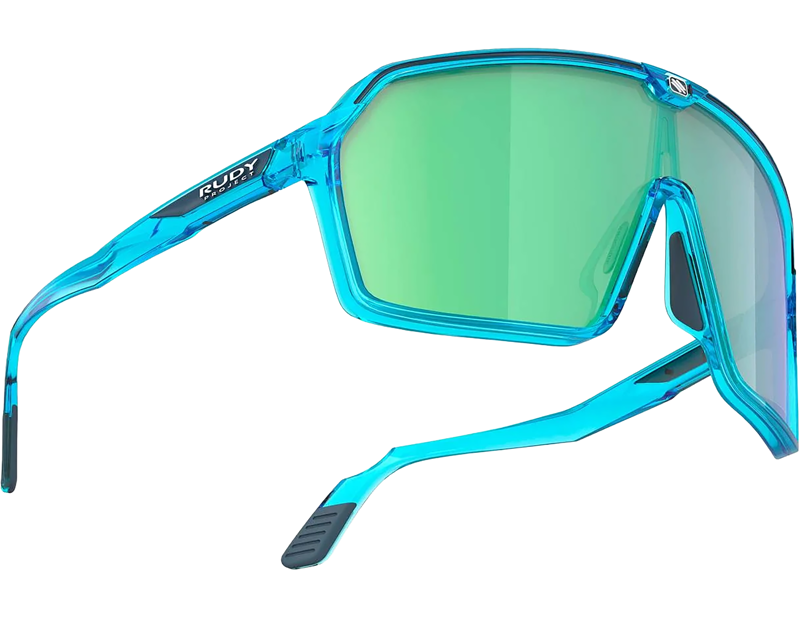 Rudy Project Spinshield RP Optics Sunglasses in Crystal Azur/Multilaser Green-2