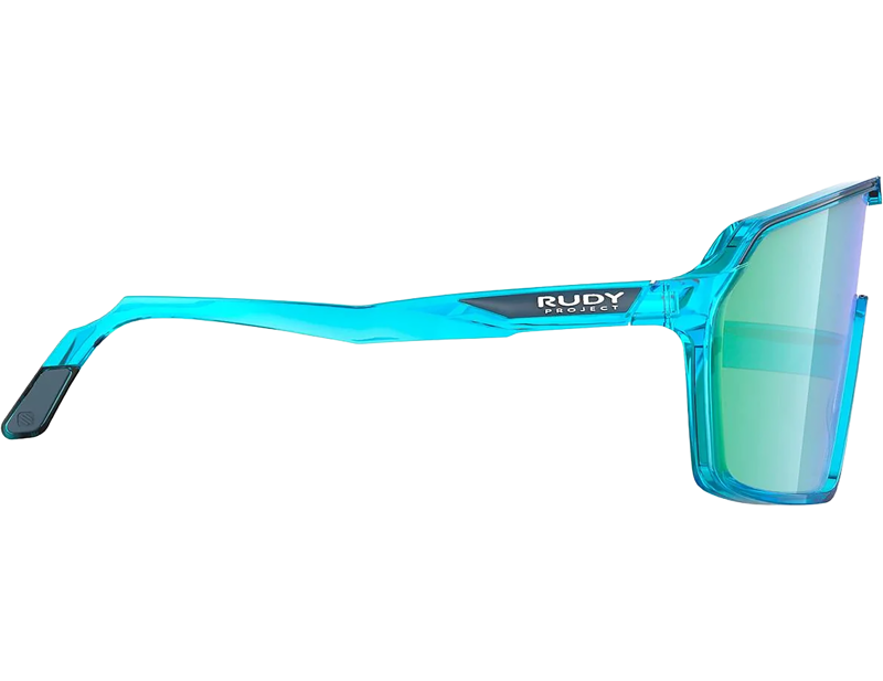 Rudy Project Spinshield RP Optics Sunglasses in Crystal Azur/Multilaser Green-3