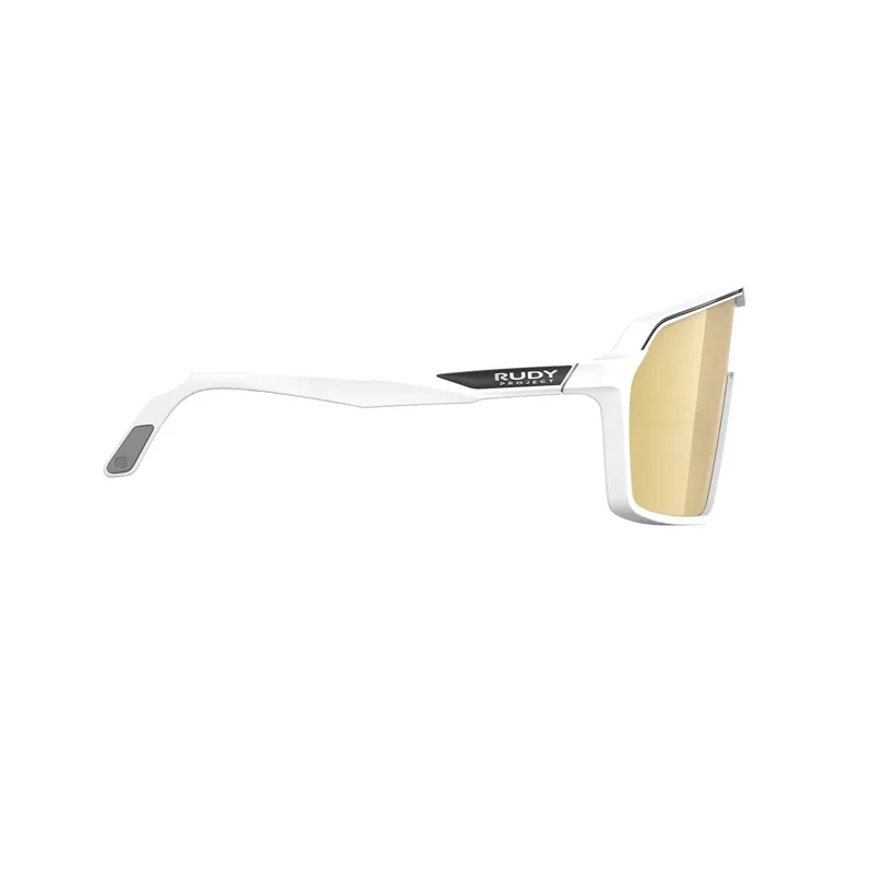 Rudy Project Spinshield RP Optics Sunglasses in White Matte/Multilaser Gold-5