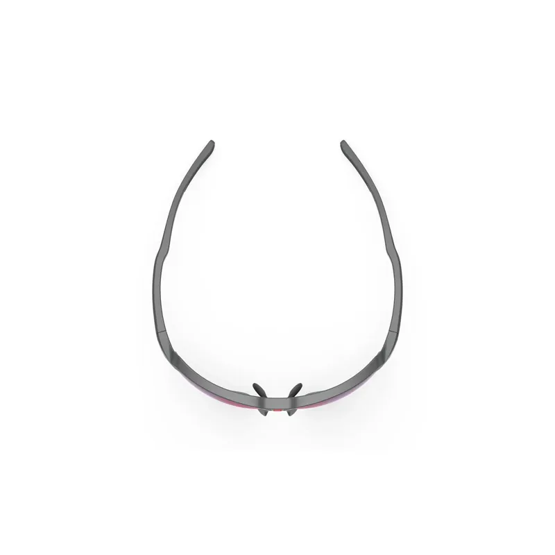 Rudy Project Deltabeat RP Optics Sunglasses in Charcoal Matte/Multilaser Red-5