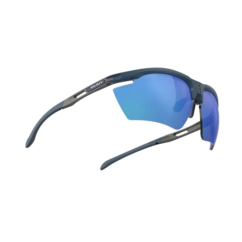 Rudy Project Magnus RP Optics Sunglasses in Blue Navy Matte/Multilaser Blue-4