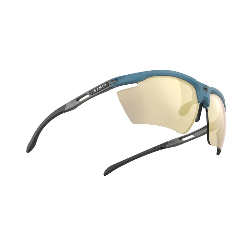 Rudy Project Magnus RP Optics Sunglasses in Light Teal Matte/Multilaser Gold-3