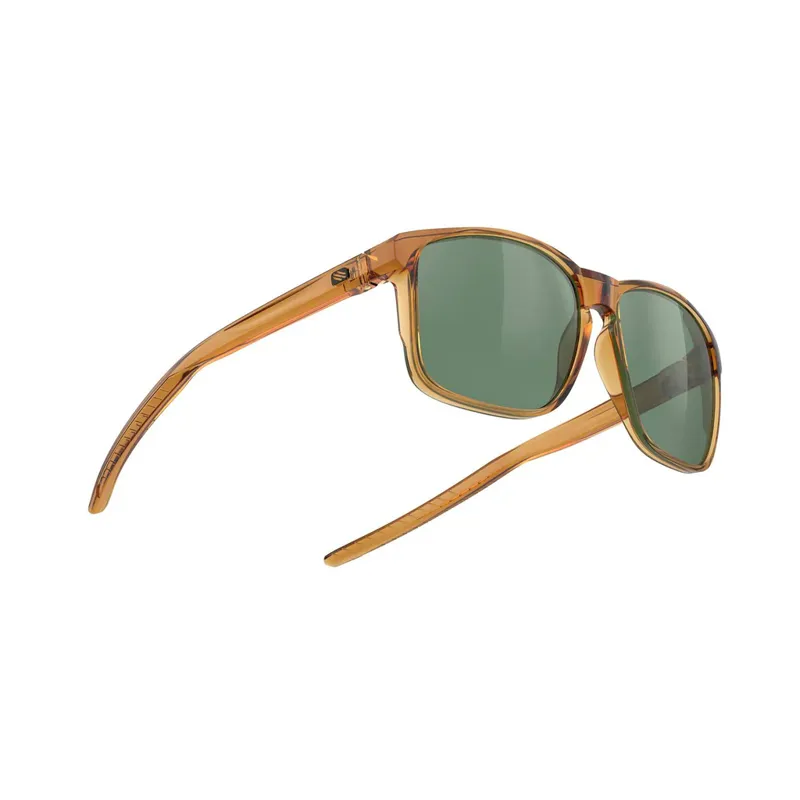Rudy Project Overlap RP Optics Sunglasses in Crystal Butterscotch Gloss/Green -1