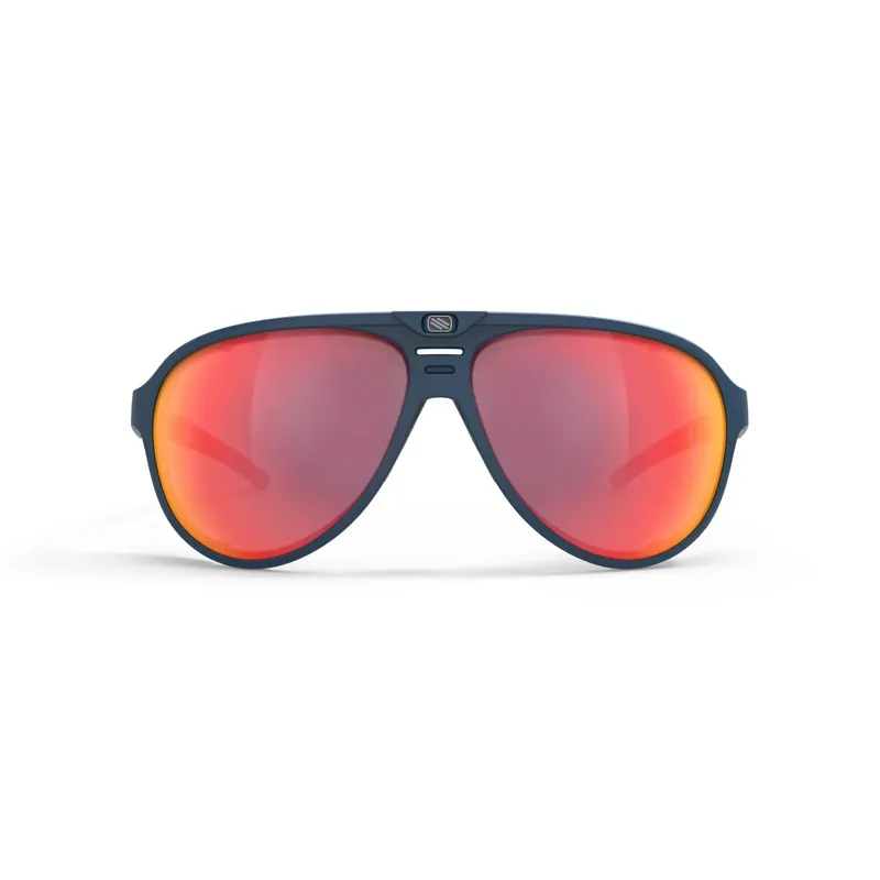 Rudy Project Stardash RP Optics Sunglasses in Blue Navy Matte/Multilaser Red-1