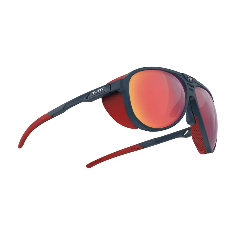 Rudy Project Stardash RP Optics Sunglasses in Blue Navy Matte/Multilaser Red-2