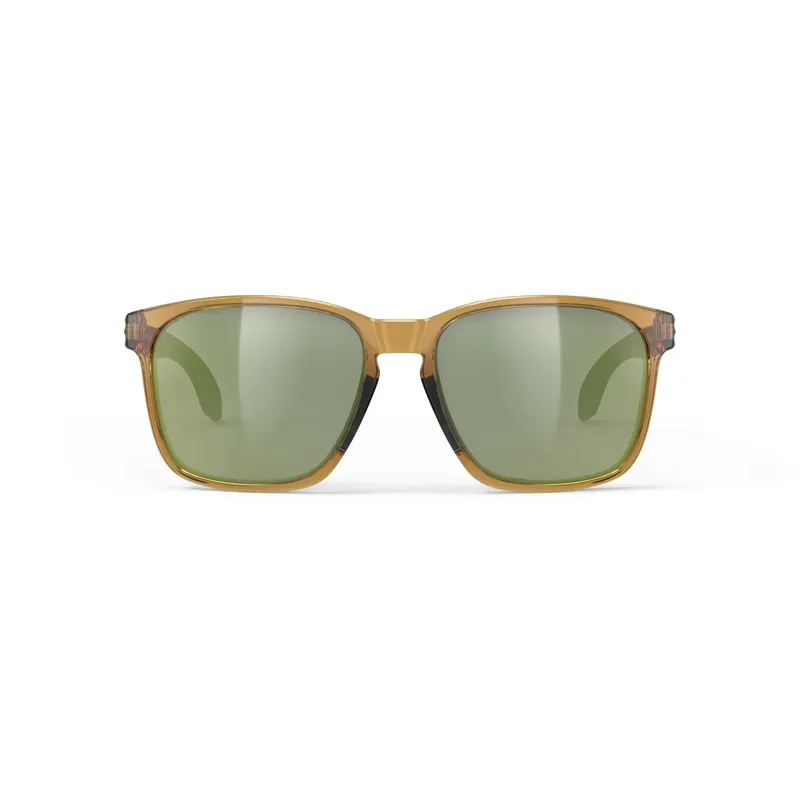 Rudy Project Lightflow A RP Optics Sunglasses in Crystal Butterscotch Gloss/Laser Green-1