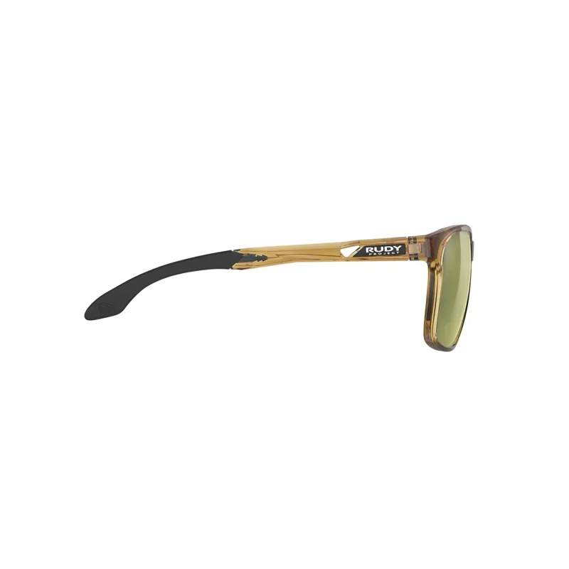 Rudy Project Lightflow A RP Optics Sunglasses in Crystal Butterscotch Gloss/Laser Green-3