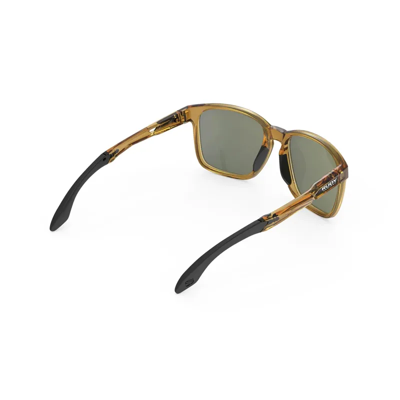 Rudy Project Lightflow A RP Optics Sunglasses in Crystal Butterscotch Gloss/Laser Green-4