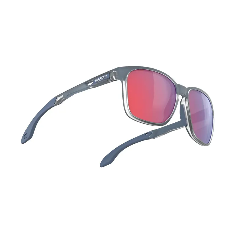 Rudy Project Lightflow A RP Optics Sunglasses in Ice Blue Metal Matte/Multilaser Red-2