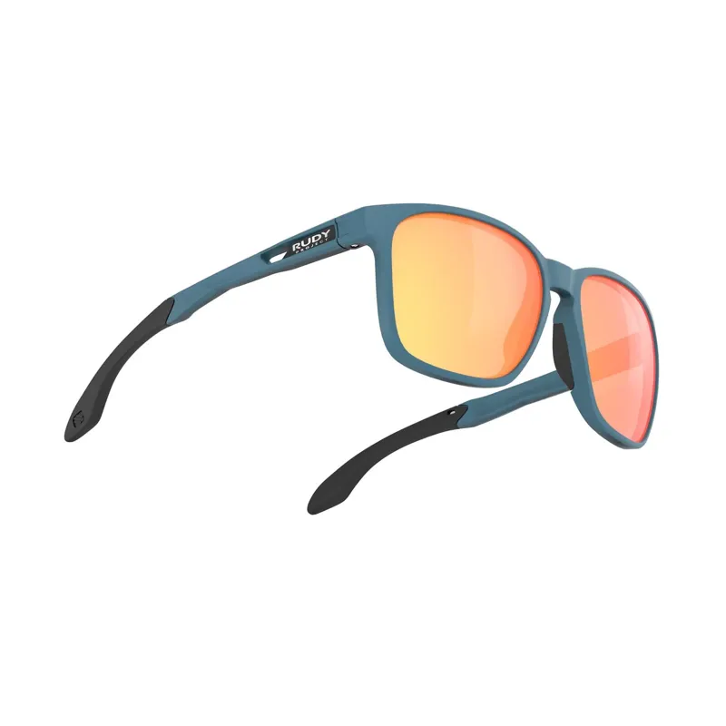 Rudy Project Lightflow A RP Optics Sunglasses in Teal Matte/Multilaser Orange-2