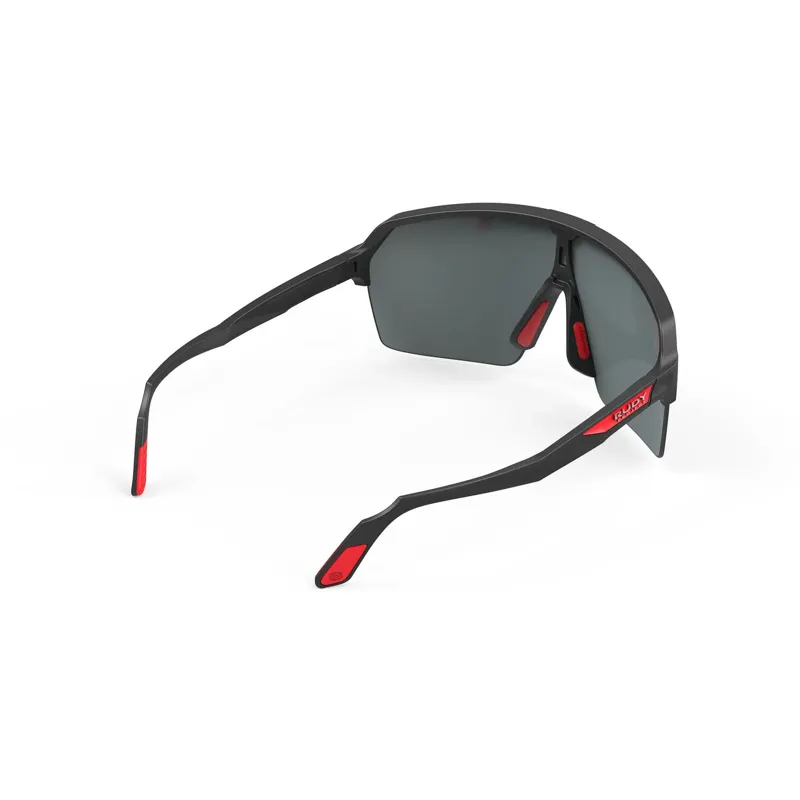 Rudy Project Spinshield Air RP Optics Sunglasses in Black Matte/Multilaser Red-1