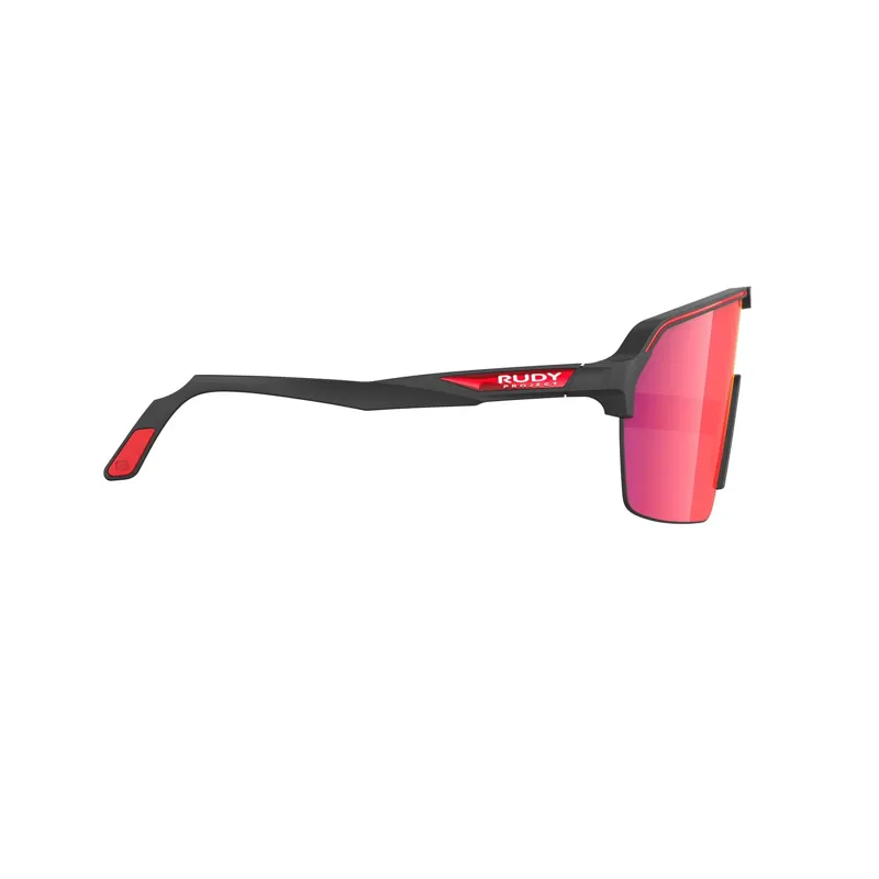 Rudy Project Spinshield Air RP Optics Sunglasses in Black Matte/Multilaser Red-3