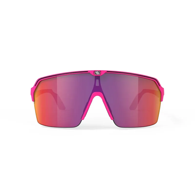 Rudy Project Spinshield Air RP Optics Sunglasses in Pink Fluo Matte/Multilaser Red-5