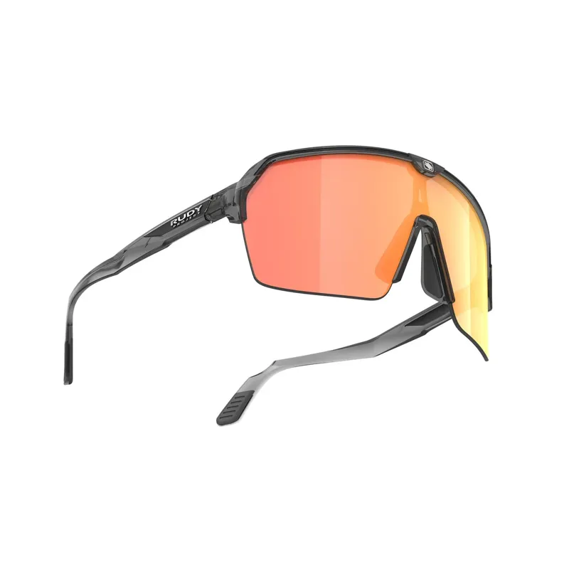 Rudy Project Spinshield Air RP Optics Sunglasses in Crystal Ash/Multilaser Orange-4