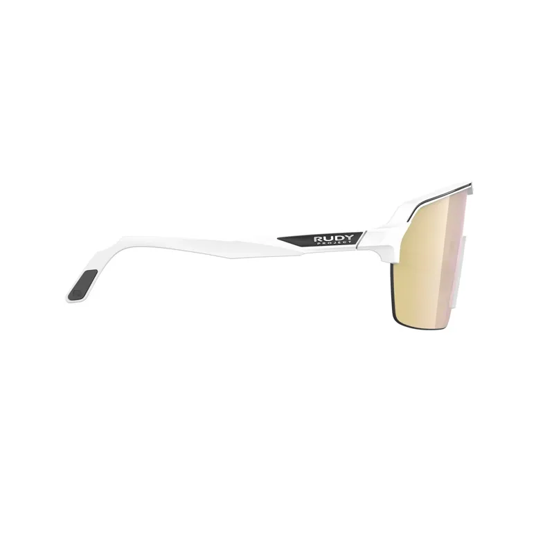 Rudy Project Spinshield Air RP Optics Sunglasses in White Matte/Multilaser Gold-3