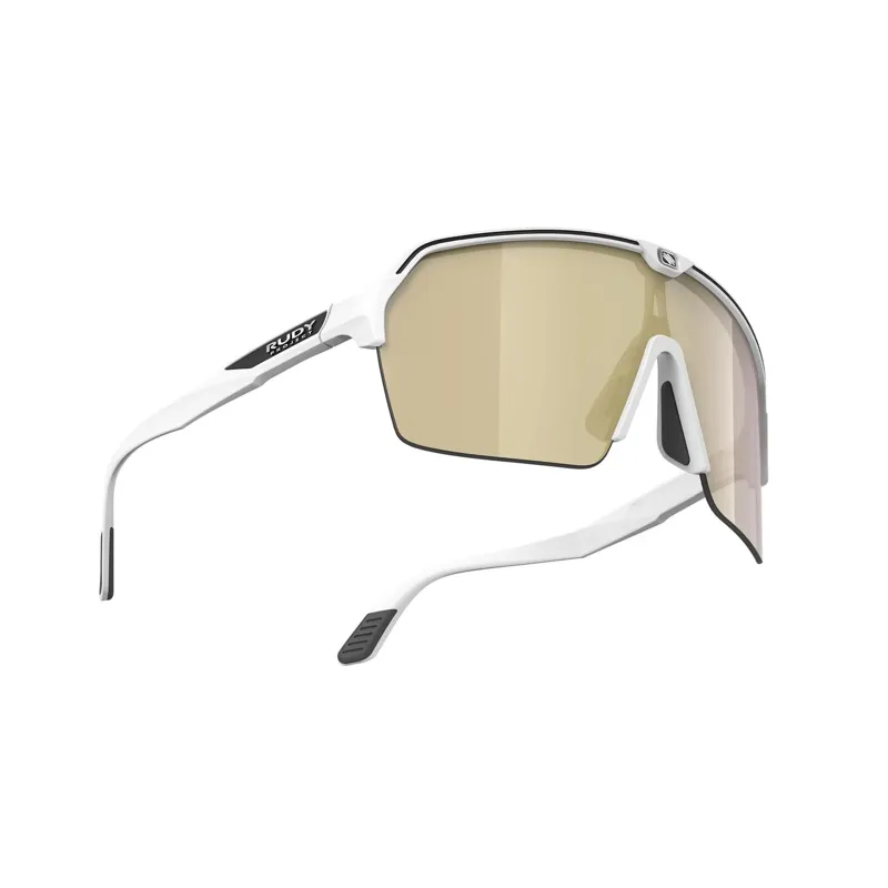 Rudy Project Spinshield Air RP Optics Sunglasses in White Matte/Multilaser Gold-4