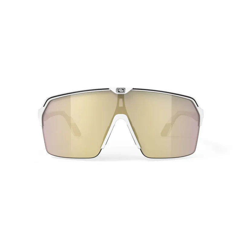Rudy Project Spinshield Air RP Optics Sunglasses in White Matte/Multilaser Gold-5