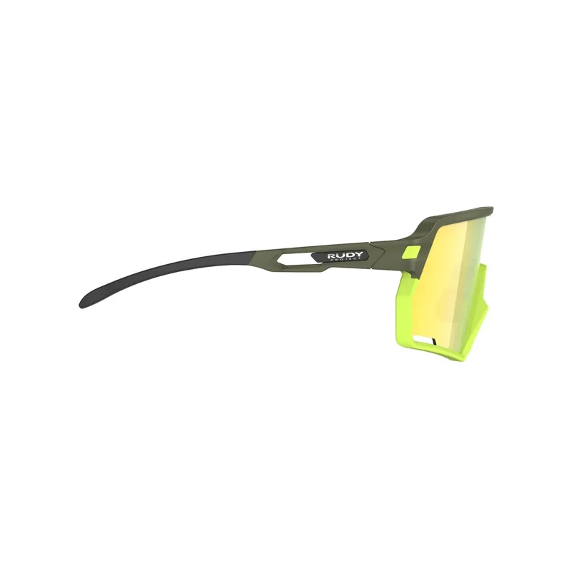 Rudy Project Kelion RP Optics Sunglasses in Olive Matte/Multilaser Yellow-3