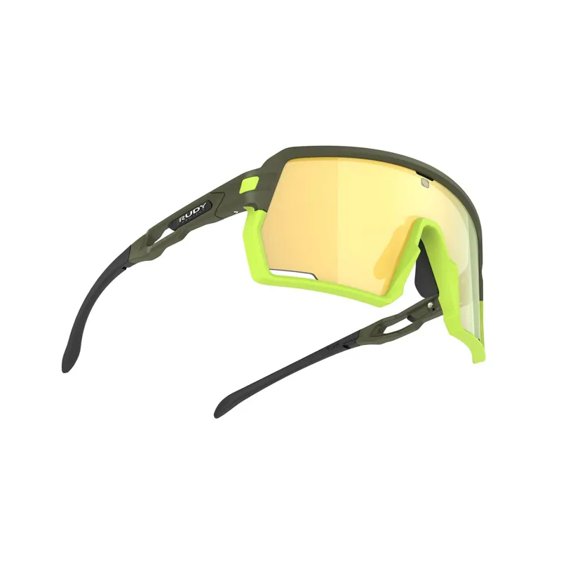 Rudy Project Kelion RP Optics Sunglasses in Olive Matte/Multilaser Yellow-4