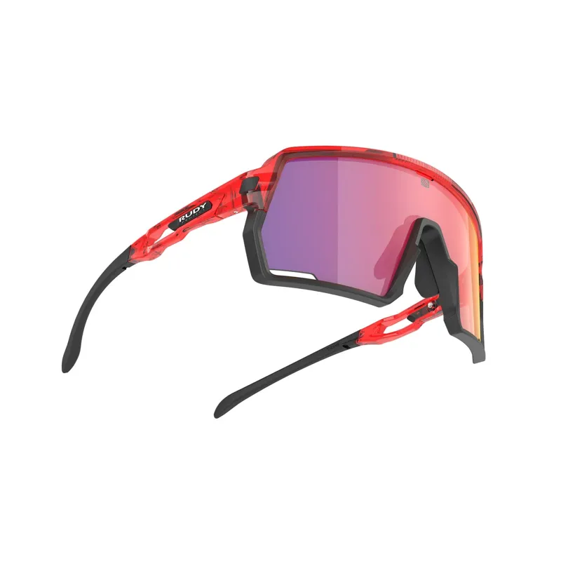 Rudy Project Kelion RP Optics Sunglasses in Crystal Red/Multilaser Red-4