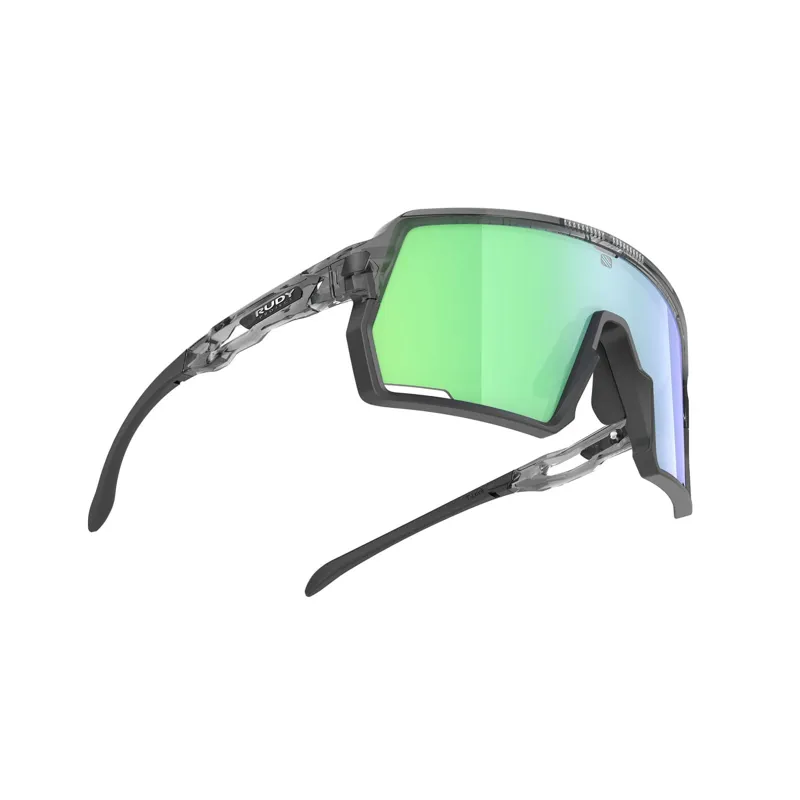 Rudy Project Kelion RP Optics Sunglasses in Crystal Ash/Multilaser Green-4