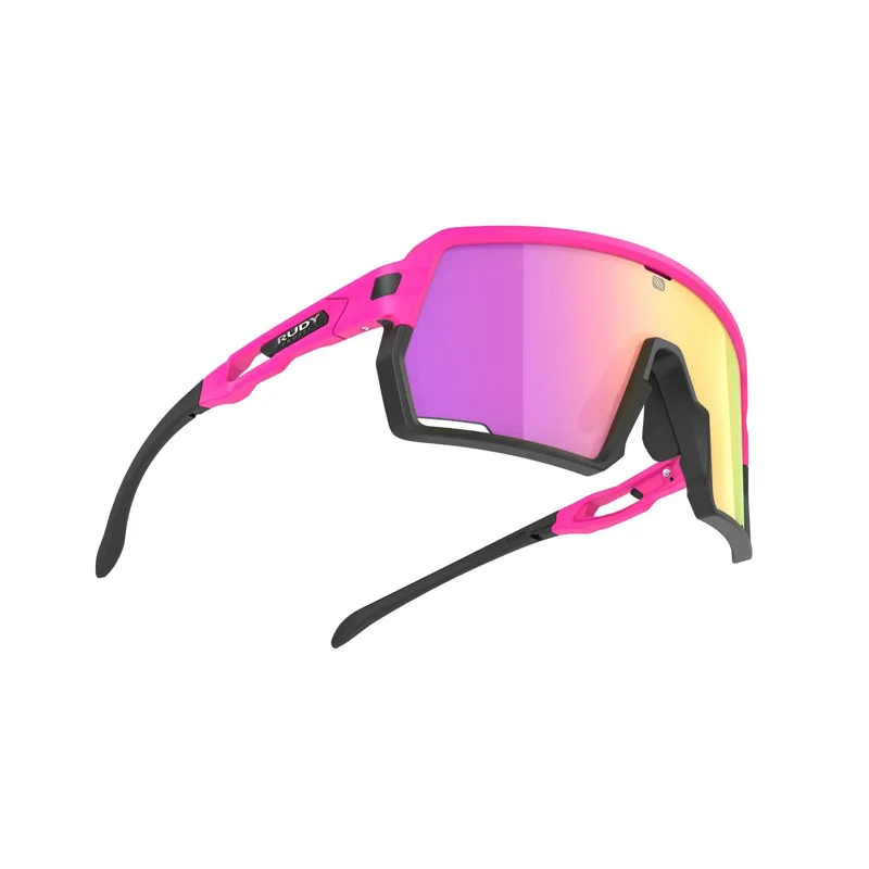 Rudy Project Kelion RP Optics Sunglasses in Pink Fluo Matte/Multilaser Sunset-1