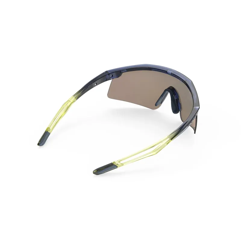 Rudy Project Turbolence RP Optics Sunglasses in Crystal Blue Avio/Apple Green/Fade Gloss/M-1