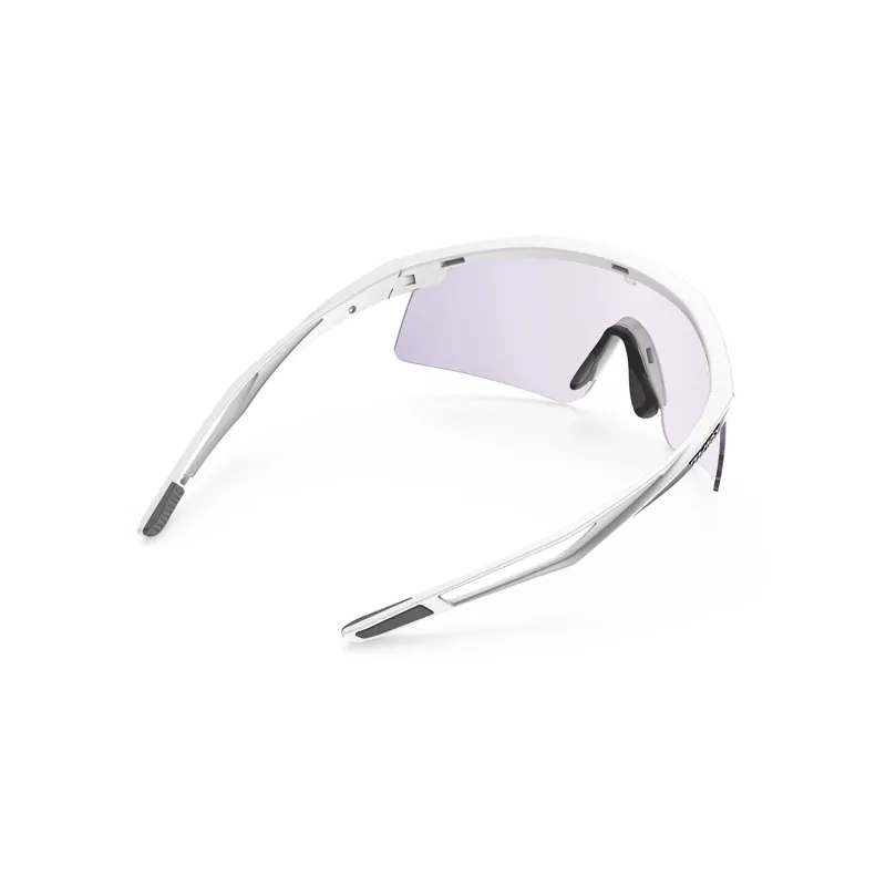 Rudy Project Turbolence Impact PH Sunglasses in White Matte/2Laser Purple-2