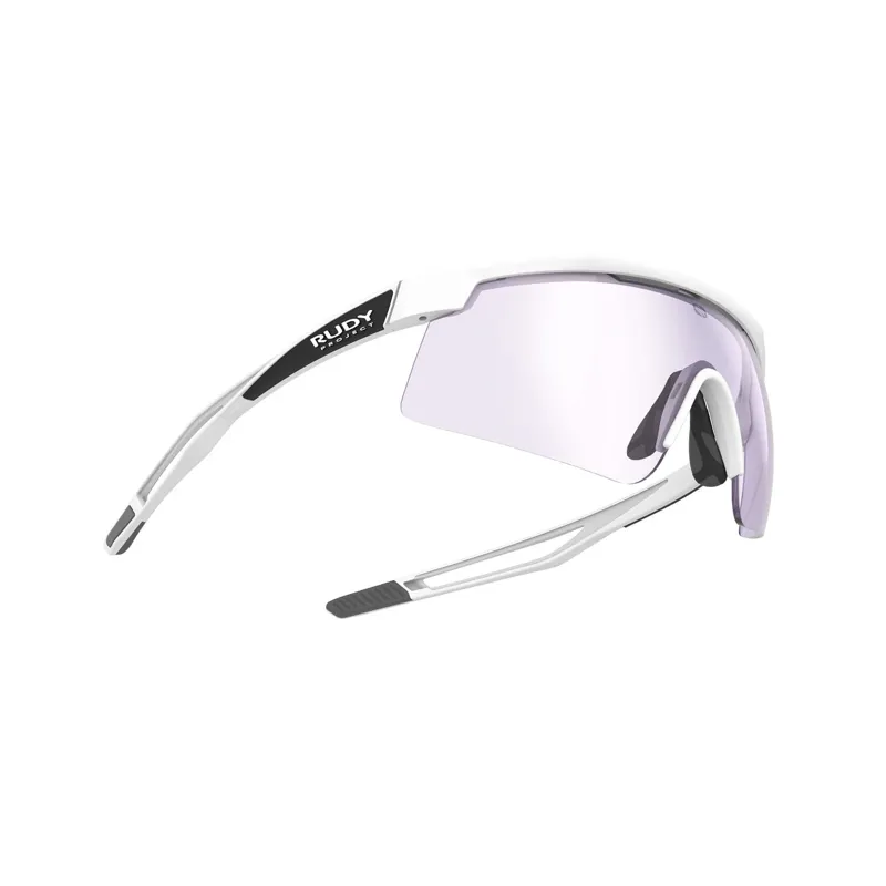 Rudy Project Turbolence Impact PH Sunglasses in White Matte/2Laser Purple-4