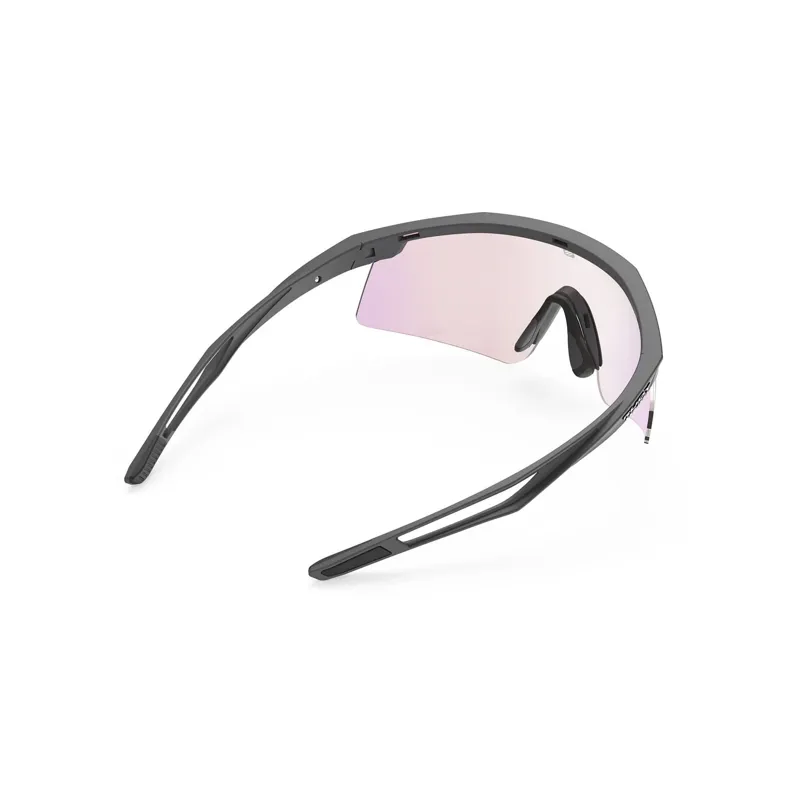 Rudy Project Turbolence Impact PH Sunglasses in Charcoal Matte/2Laser Red-2