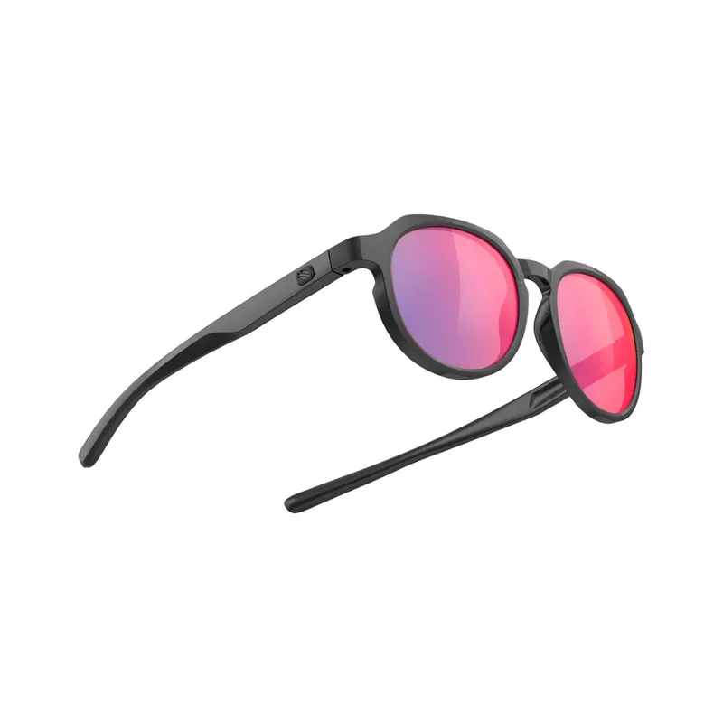  Rudy Project Glamshady Polar 3FX Sunglasses in Black Gloss/Multilaser Red -2