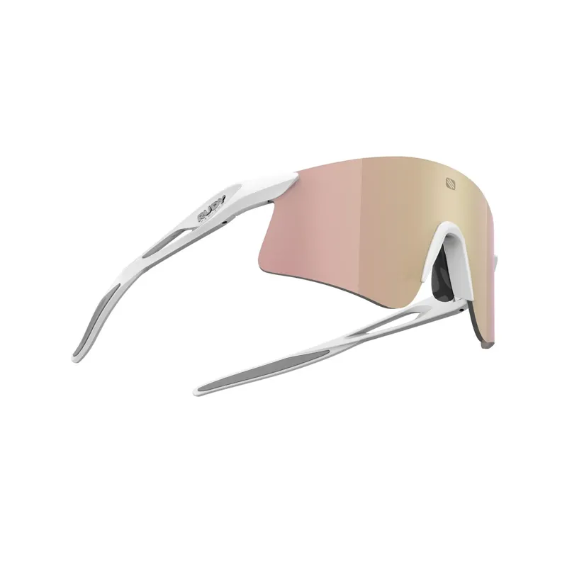 Rudy Project Astral X RP Optics Sunglasses in White Matte/Multilaser Rose Gold-5