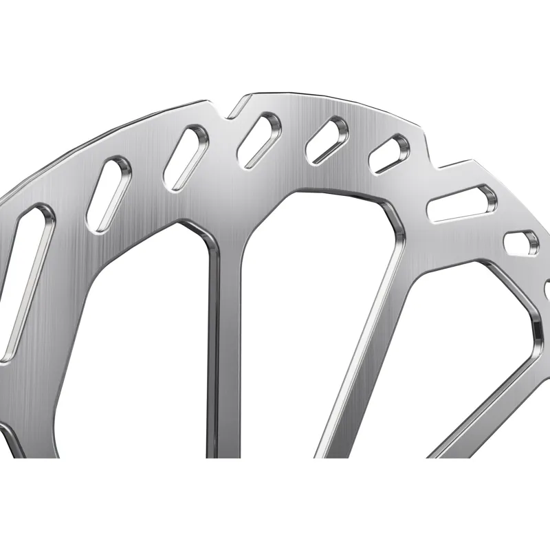 Shimano RT-CL750 220mm Centre Lock Rotor with External Lock Ring 2.2mm Thickness in Silver/Black-2