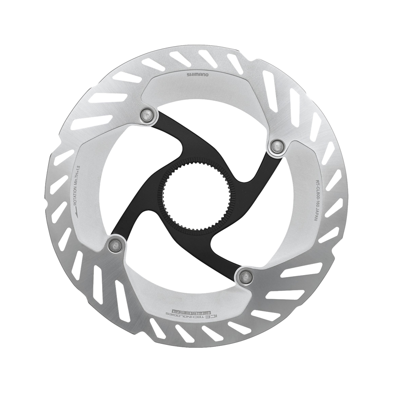 Balfes Bikes Shimano RT-CL800 Ice Tech FREEZA rotor with external lockring - 160 mm | Free postage over £30, £10 off first order, price match & 0% finance.