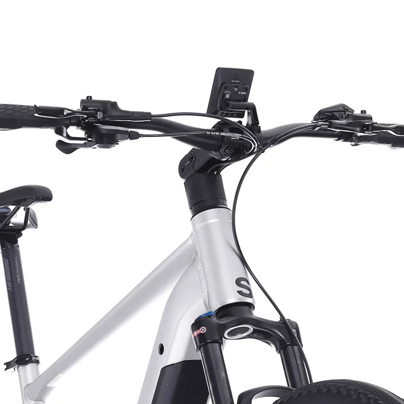 Superior eXC 6.3 MTB Electric Hybrid Bike 2026 in Silver-4