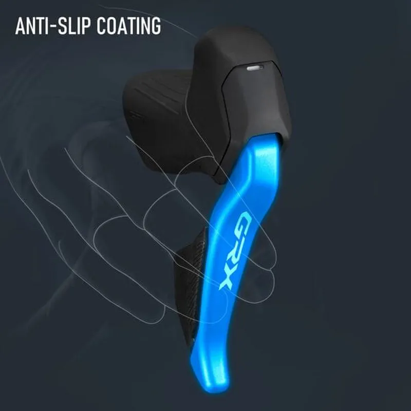 Shimano ST-RX825 GRX Di2 Shift Hydraulic STI Lever 2-Speed Left Hand in Black-7