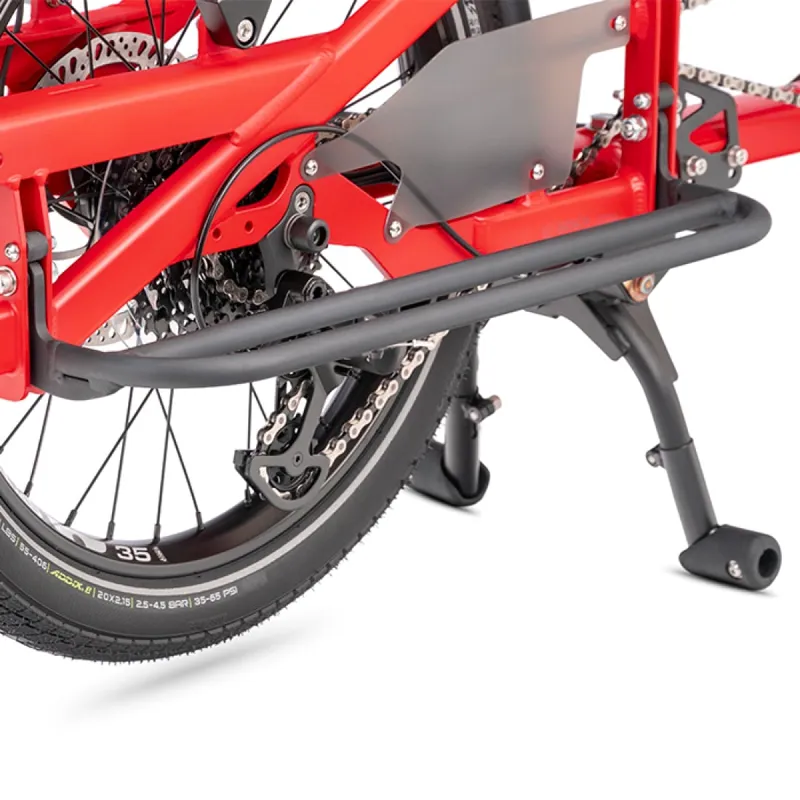Tern Quick Haul Long D9 Performance 400Wh Electric Cargo Bike 2026 in Satin Traffic Red-10