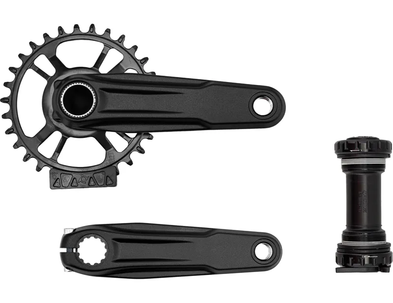 Specialized Crank Kids 2-PIECE 140mm Crankset Alloy 24mm Spindle 30T Direct Mount Single Spd 52.65mm Cl W/ Bottom Bracket