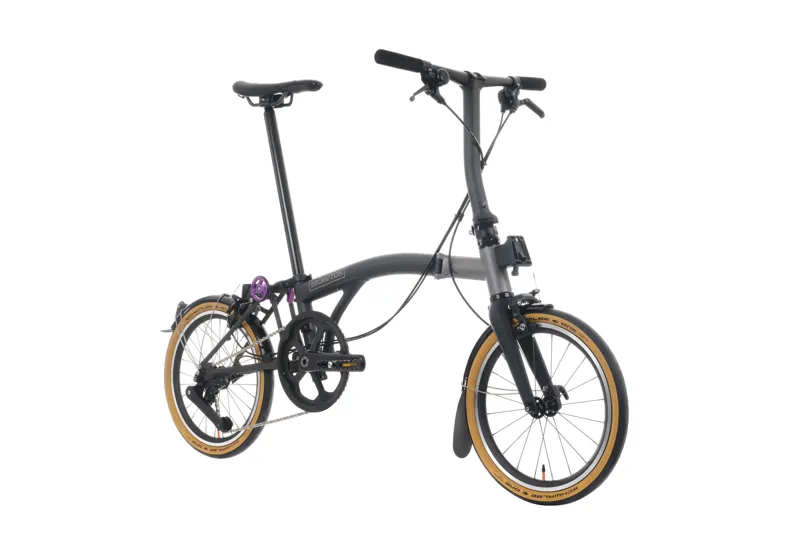 Brompton T Line Ceratech 4 Speed Folding Bike 2025 in Ceratech Black-3