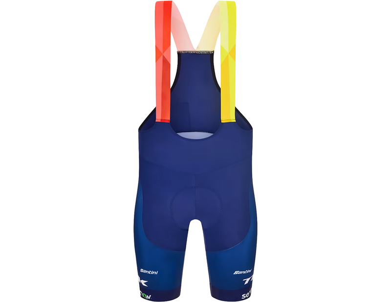 Santini Lidl-Trek RSL Team Bib Short in Dark Blue/Yellow