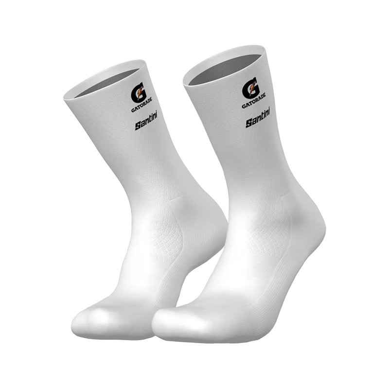 Balfes Bikes Trek Santini Lidl-Trek Team Cycling Socks in White | Free postage over £30, £10 off first order, price match & 0% finance.