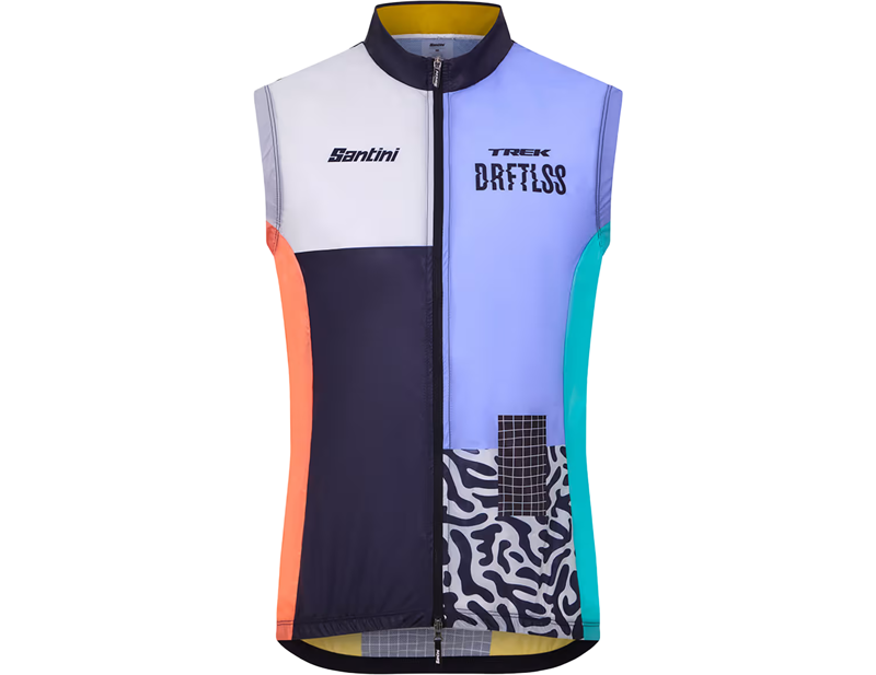 Balfes Bikes Trek Santini Driftless Team Replica Cycling Vest in Dark Blue/Light Blue | Free postage over £30, £10 off first order, price match & 0% finance.