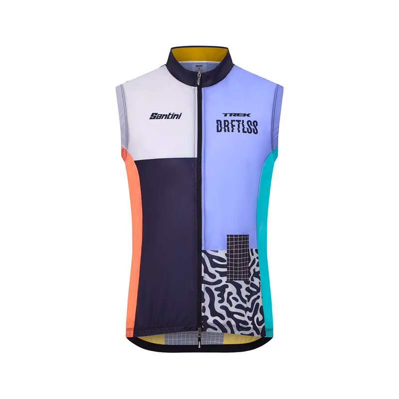 Balfes Bikes Trek Santini Driftless Team Replica Cycling Vest in Dark Blue/Light Blue | Free postage over £30, £10 off first order, price match & 0% finance.