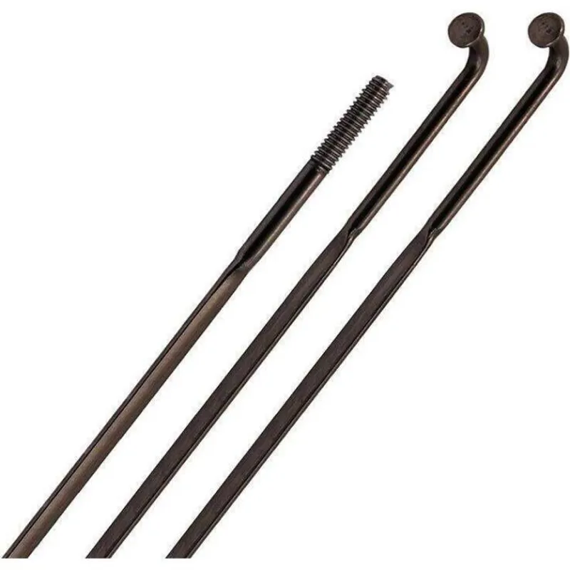 Zipp Spokes And Nipples Including Washers 3-Pack 258mm CX-Ray J-Bend External Black  258MM