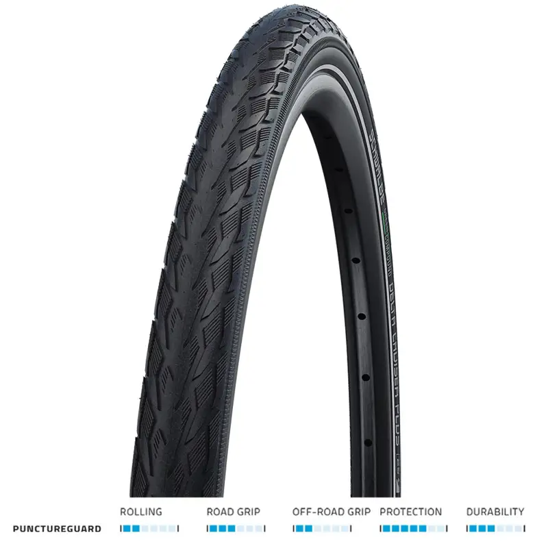 Balfes Bikes Schwalbe Delta Cruiser Plus Touring 700c Tyre in Black | Free postage over £30, £10 off first order, price match & 0% finance.