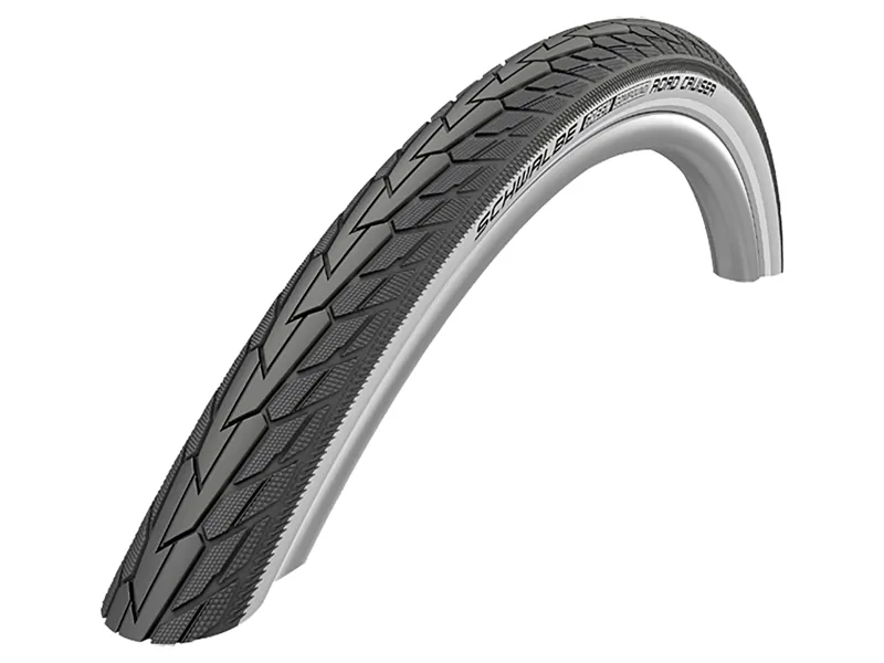 Schwalbe 27 X 1 1/4 Road Cruiser Wired Tyre in Black/Silver