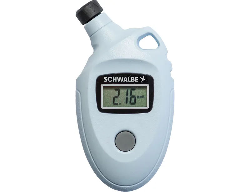 Schwalbe Airmax Pro Digital Pressure Gauge in White