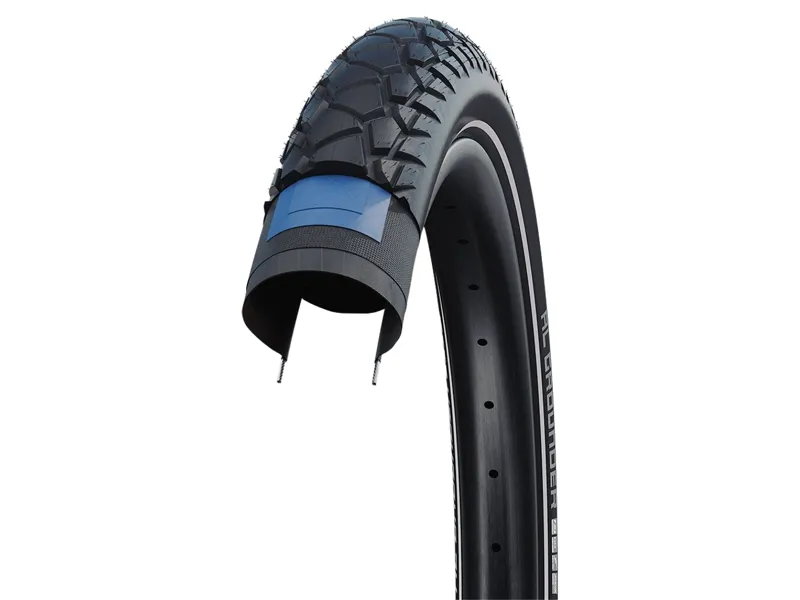 Schwalbe Al Grounder Perf RaceGuard 29x2.35 Tyre in Black/Reflective-2